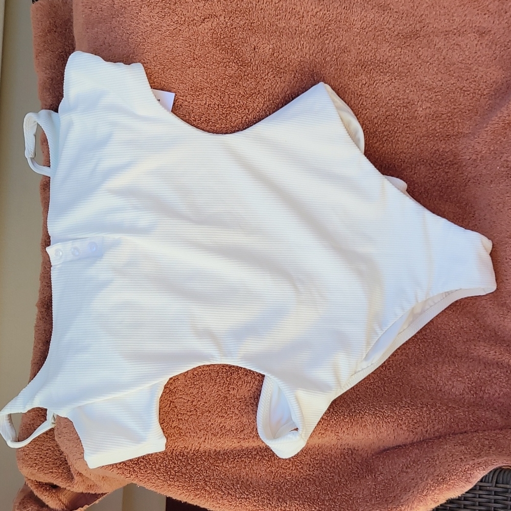 Swimsuits For All White One Piece